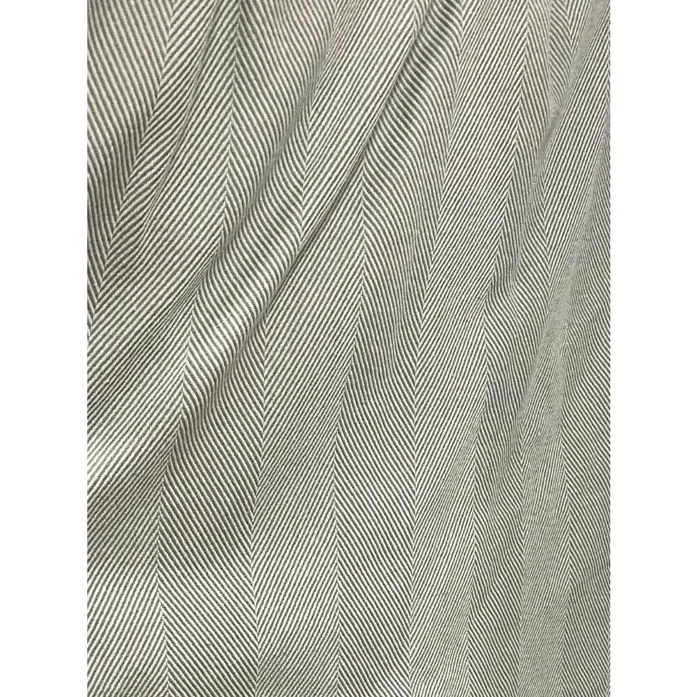 Ikea Herringbone Light Sage Green Curtain Panel set 55x98”